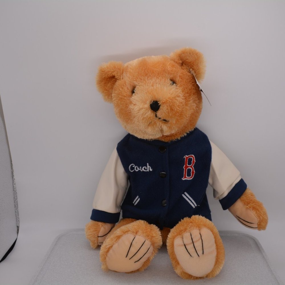 MLB 18″ Boston Red Sox Bear w/coach jacket